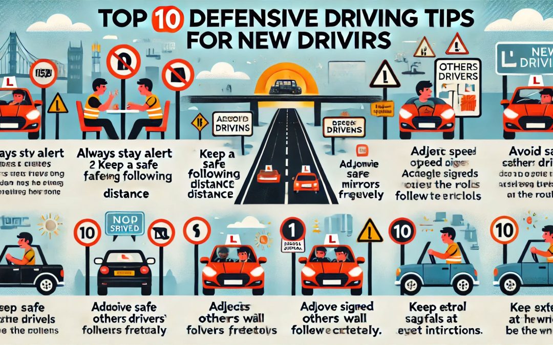 Top 10 Defensive Driving Tips for New Drivers