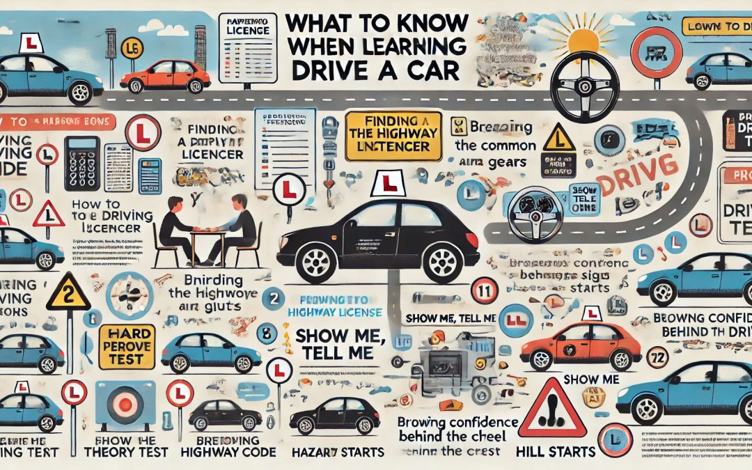 What to Know When Learning to Drive a Car